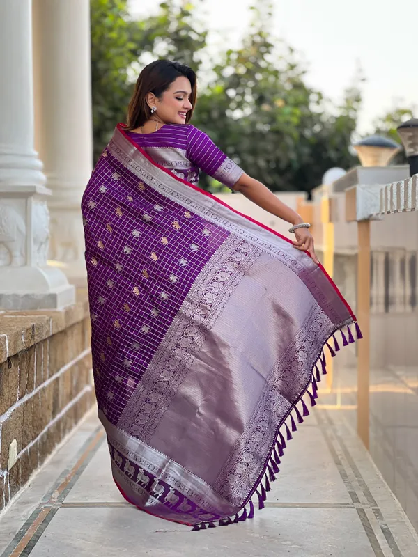 Banarasi_Soft_Silk_PURPLE_Premium-Fancy_Saree_With_Blouse_For_Women