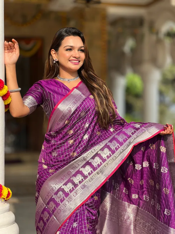 Banarasi_Soft_Silk_PURPLE_Premium-Fancy_Saree_With_Blouse_For_Women