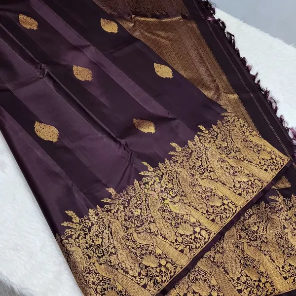 Banarasi_Soft_Silk_WINE_Premium-Fancy_Saree_With_Blouse_For_Women