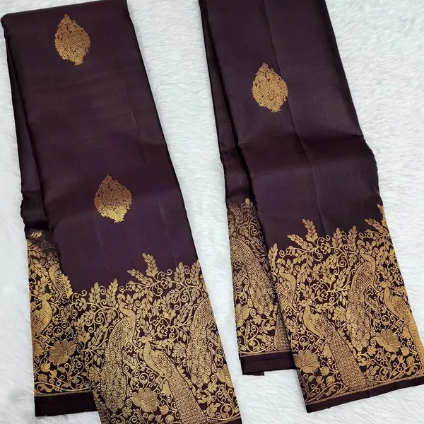 Banarasi_Soft_Silk_WINE_Premium-Fancy_Saree_With_Blouse_For_Women