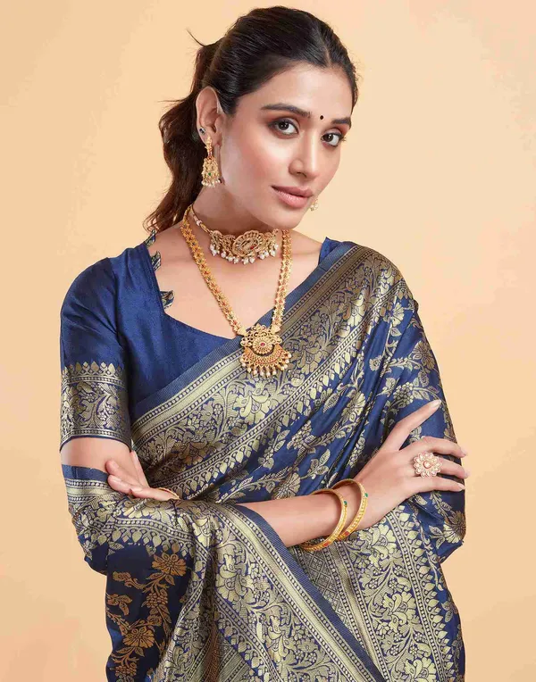 Banarasi_Soft_Silk_Blue_Premium-Fancy_Saree_With_Blouse_For_Women