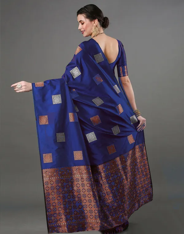 Banarasi_Soft_Silk_BLUE_Premium-Fancy_Saree_With_Blouse_For_Women