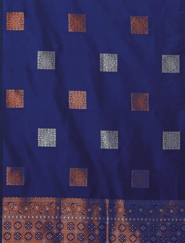 Banarasi_Soft_Silk_BLUE_Premium-Fancy_Saree_With_Blouse_For_Women