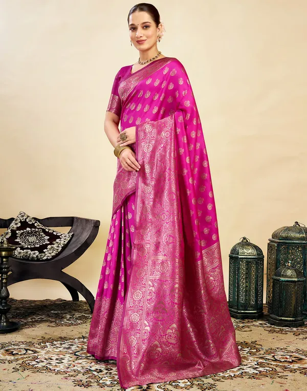 Banarasi_Soft_Silk_Rani_Premium-Fancy_Saree_With_Blouse_For_Women