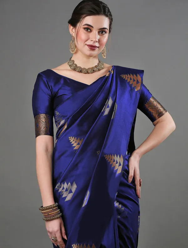 Banarasi_Soft_Silk_BLUE_Premium-Fancy_Saree_With_Blouse_For_Women