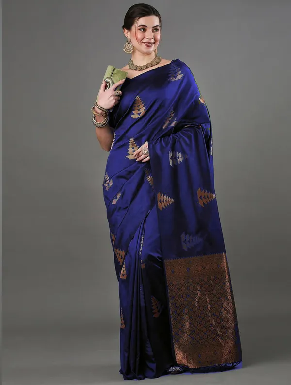 Banarasi_Soft_Silk_BLUE_Premium-Fancy_Saree_With_Blouse_For_Women
