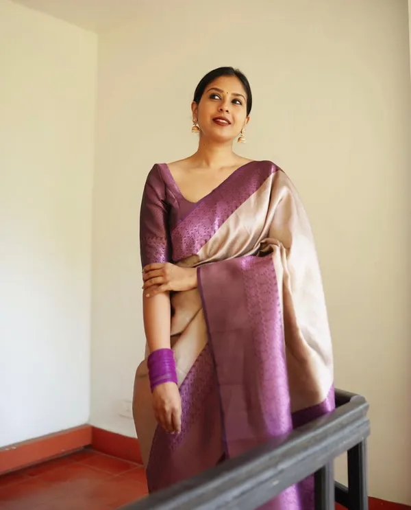 Banarasi_Soft_Silk_CHIKU-WINE_Premium-Fancy_Saree_With_Blouse_For_Women