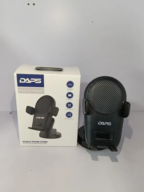 Black_Premium_Mobile_Holder_With_Hydralic_Button