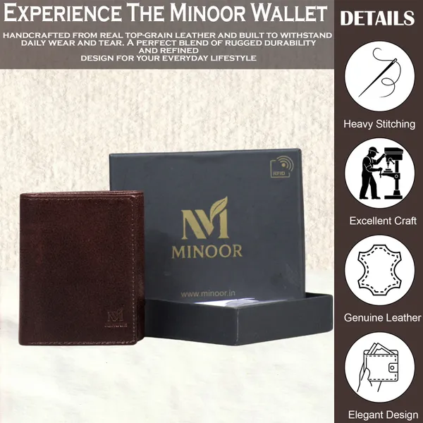 Pink_Casual_Trendy_Genuine_Leather_With_10_Card_Slots_For_Men_