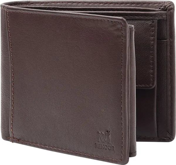 Brown_Casual_Trendy_Genuine_Leather_With_15_Card_Slots_For_Men