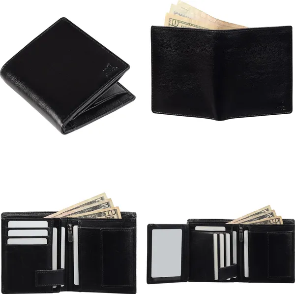 Black_Casual_Trendy_Genuine_Leather_With_11_Card_Slots_For_Men