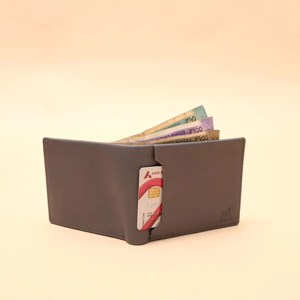 Grey_Casual_Trendy_Genuine_Leather_With_8_Card_Slots_For_Men_&_Women