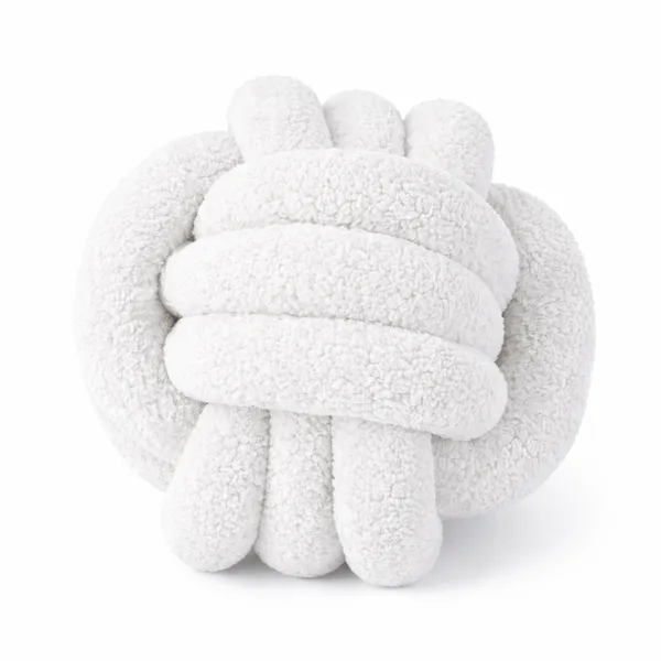 White_Plush_Toys_And_Cushion_Knot_Pillow_For_Kids