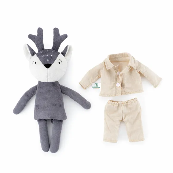 Dark_Grey_And_White_Premium_Deer_For_Kids