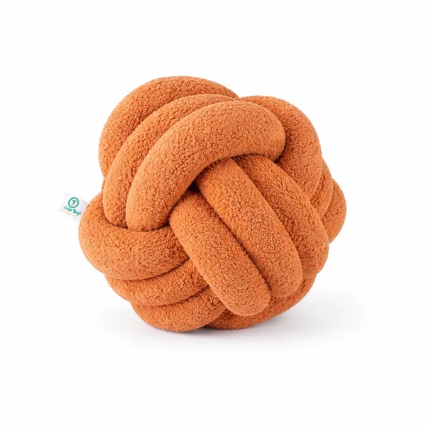 Dark_Orange_Premium_Knot_Pillow_For_Kids