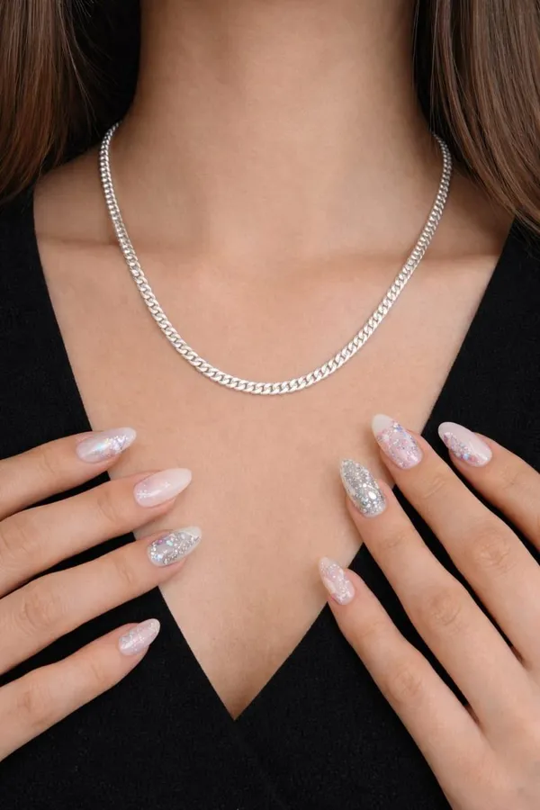 Sterling_Silver_Metal_Alloy_Curb_S_Thick_Chain_For_Women