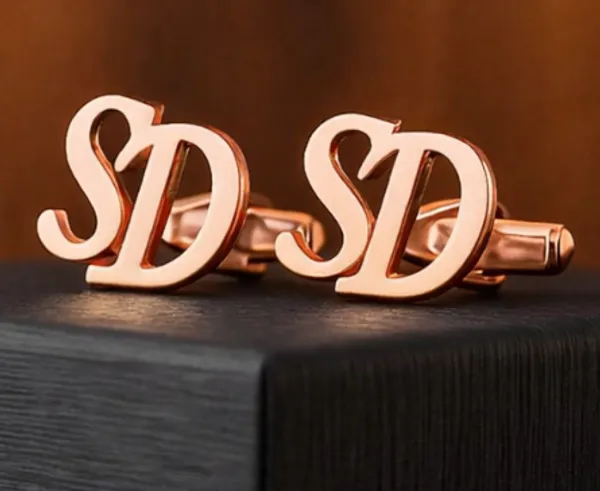 Pack_Of_2_Rose_Gold_Initials_Cufflinks