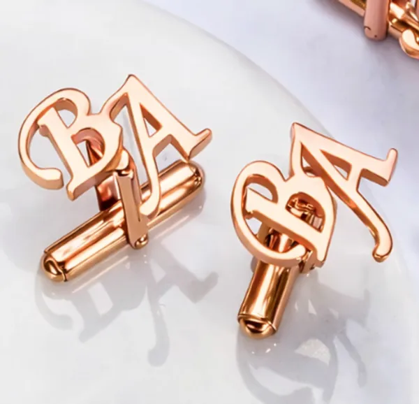 Pack_Of_2_Rose_Gold_Initials_Cufflinks