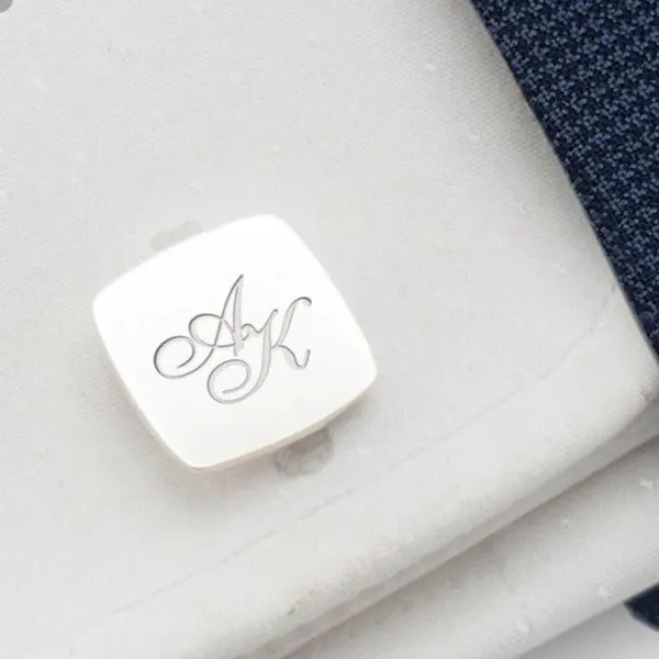 Pack_Of_2_Silver_Initials_Cufflinks