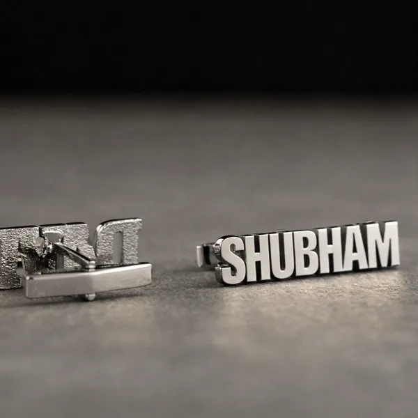 Pack_Of_2_Silver_Name_Cufflinks