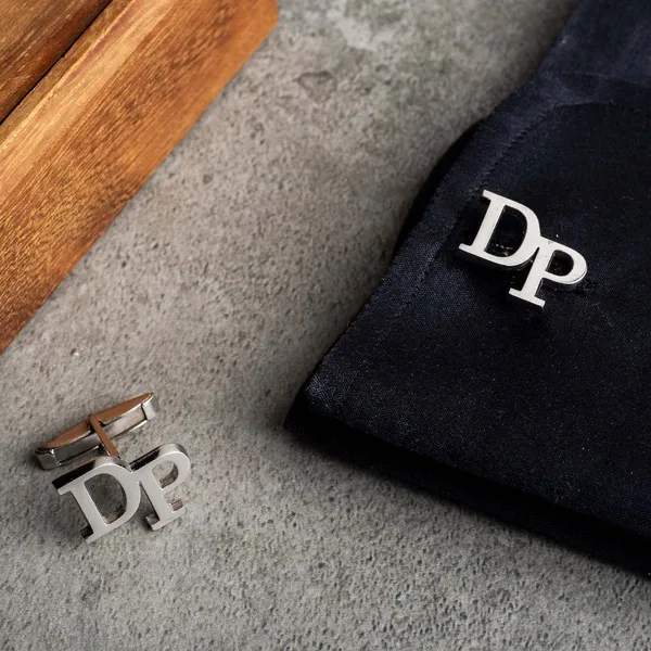 Pack_Of_2_Silver_Initials_Cufflinks