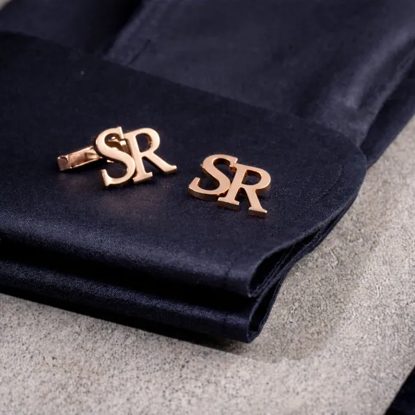 Pack_Of_2_Rose_Gold_Initials_Cufflinks