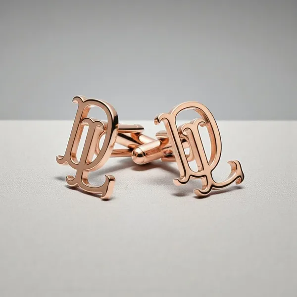 Pack_Of_2_Rose_Gold_Initials_Cufflinks