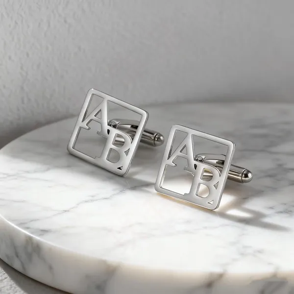 Pack_Of_2_Silver_Initials_Cufflinks