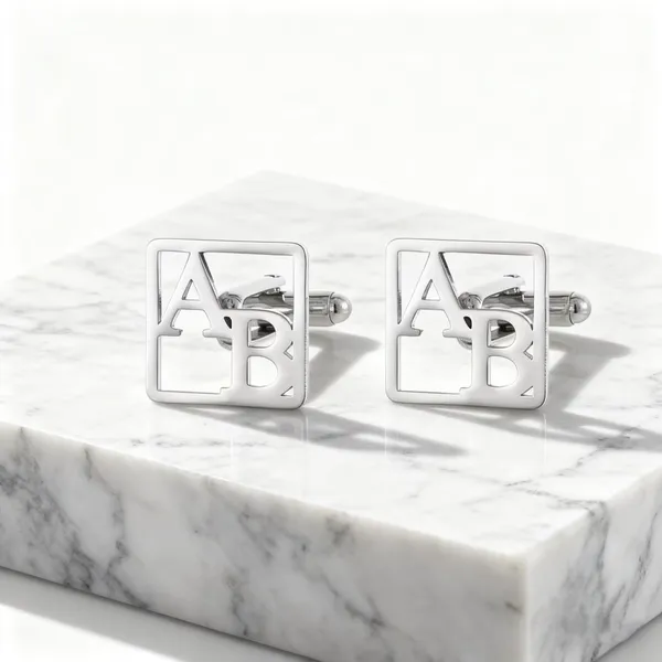Pack_Of_2_Silver_Initials_Cufflinks