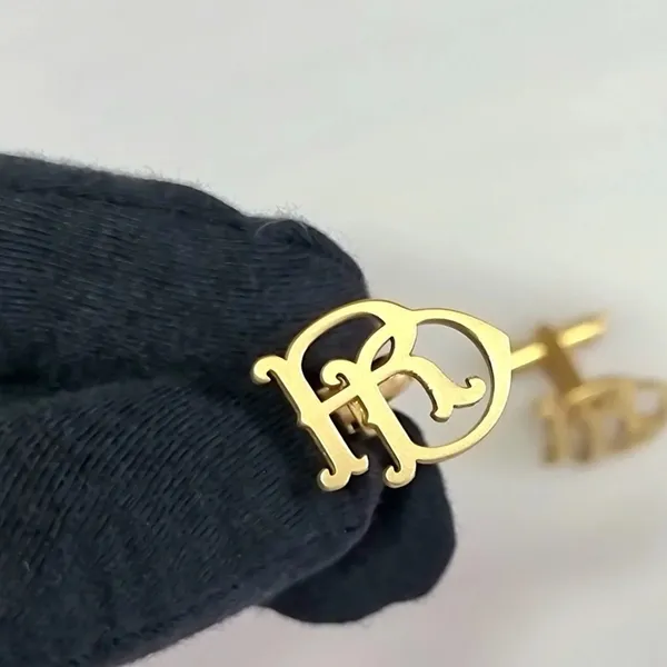 Pack_Of_2_Gold_Initials_Cufflinks