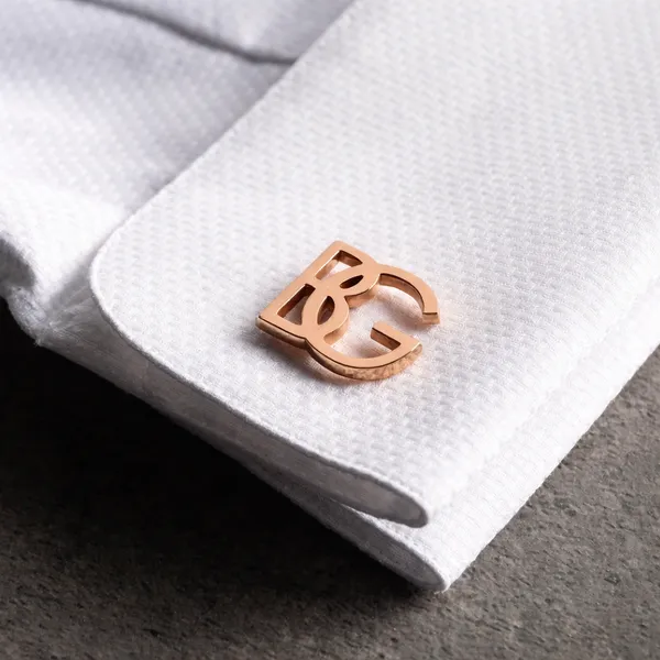 Pack_Of_2_Rose_Gold_Initials_Cufflinks