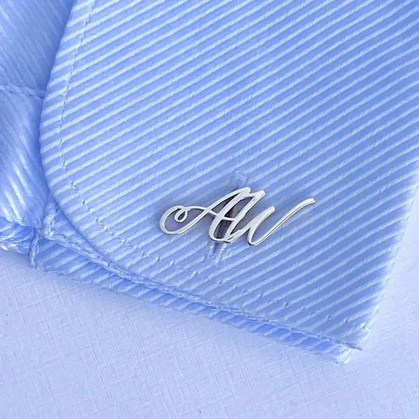 Pack_Of_2_Silver_Signature_Initials_Cufflinks