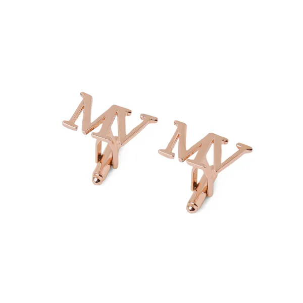 Pack_Of_2_Rose_Gold_Two_Initials_Cufflinks