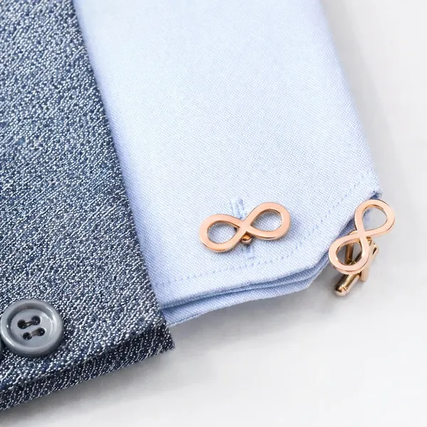 Pack_Of_2_Rose_Gold_Infinity_Cufflinks