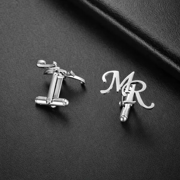Pack_Of_2_Silver_Initials_Cufflinks