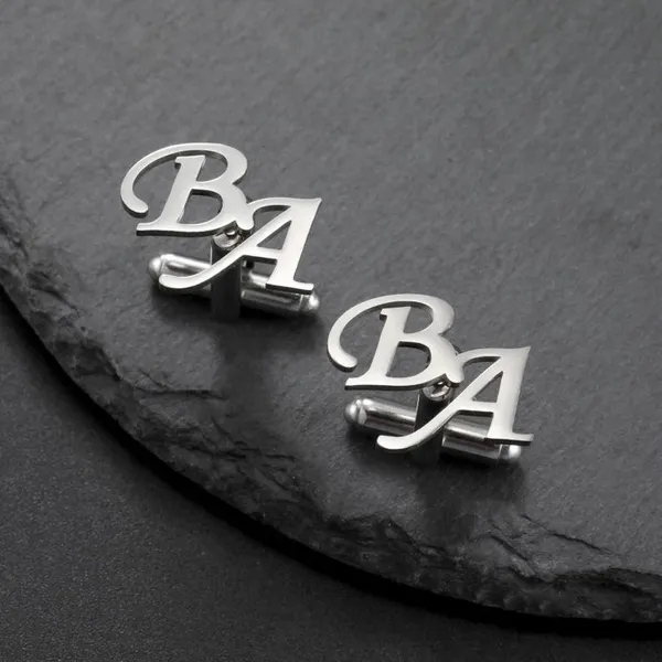 Pack_Of_2_Silver_Initials_Cufflinks