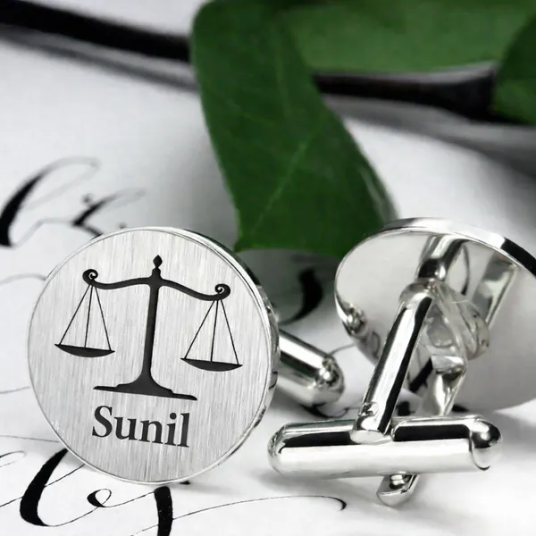 Pack_Of_2_Silver_Lawyer_Cufflinks_Personalized