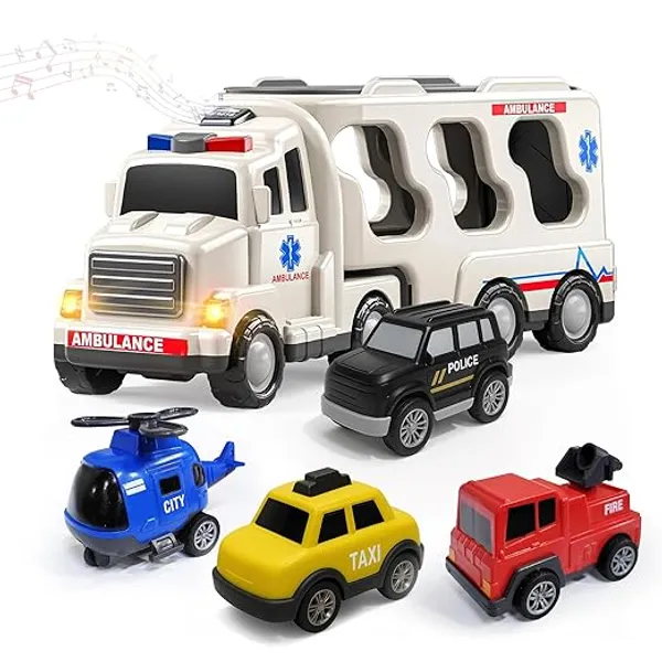 White_5_In_1_Double_Decker_Ambulance_Truck