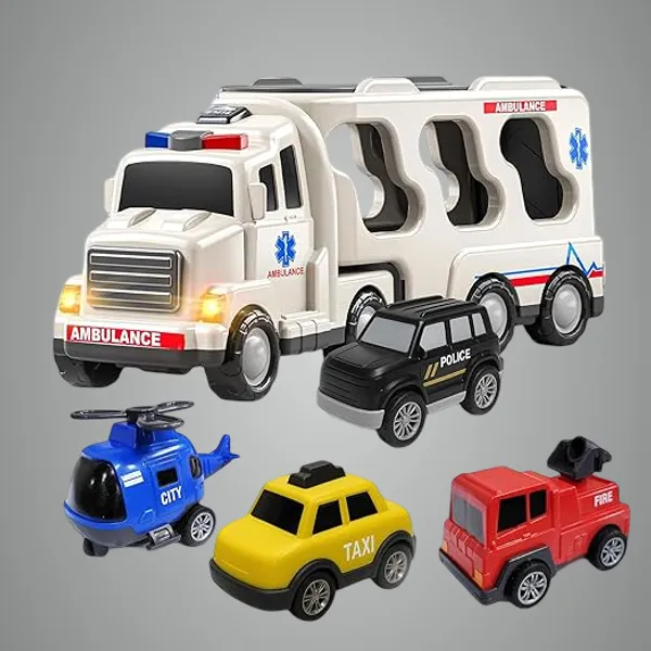 White_5_In_1_Double_Decker_Ambulance_Truck