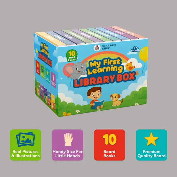 Multicolor_Library_Box_With_10_Books_Flashcard_Early_Education