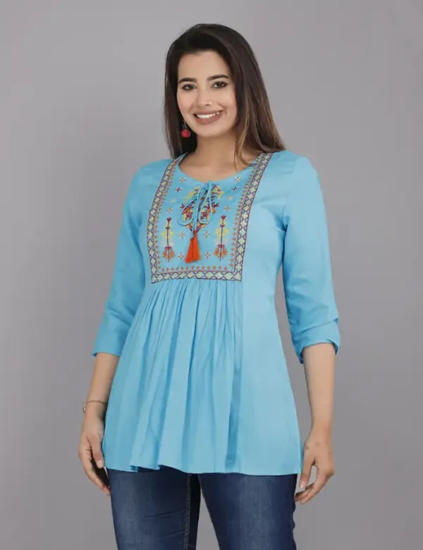 Blue_Cotton_Premium_And_Elegant_Top_For_Women