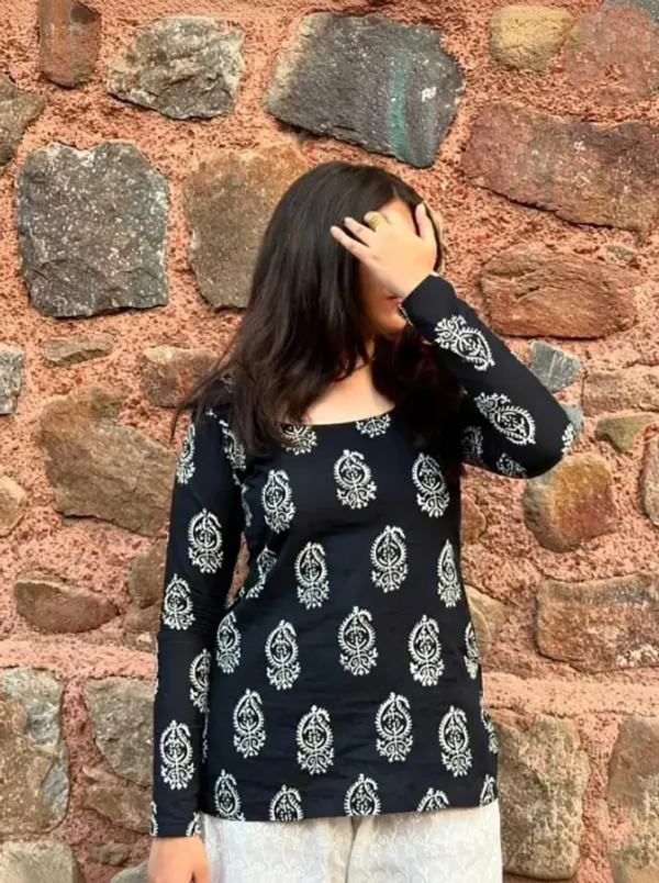 Black_Cotton_Premium_And_Elegant_Top_For_Women_Pack_Of_2