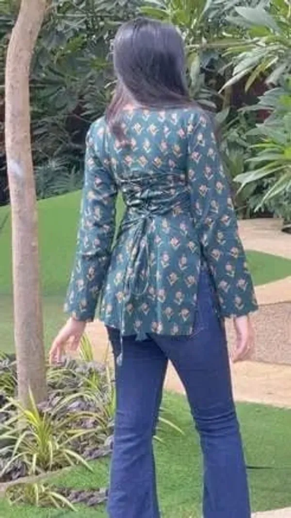 Green_Cotton_Premium_And_Elegant_Kurti_For_Women