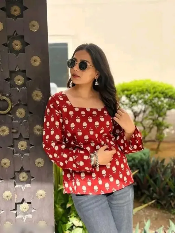 Red_Cotton_Premium_And_Elegant_Kurti_For_Women_Pack_Of_2