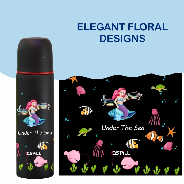 Silver_Floral_Print_Stainless_Steel_Alpha_Vacuum_Flask