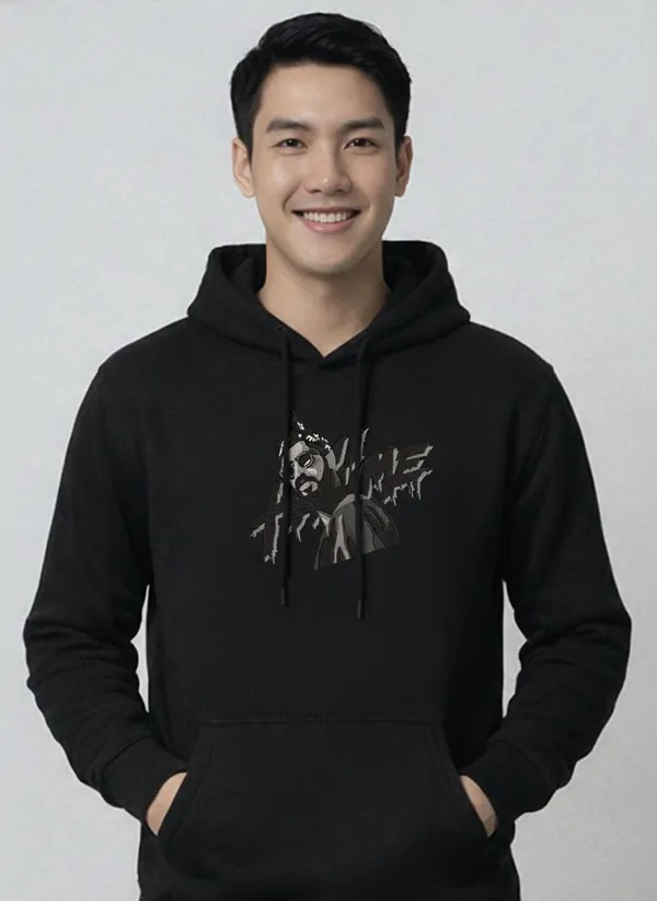 Black_Graphic_Print_Pullover_Hoodie_Streetwear_For_Unisex