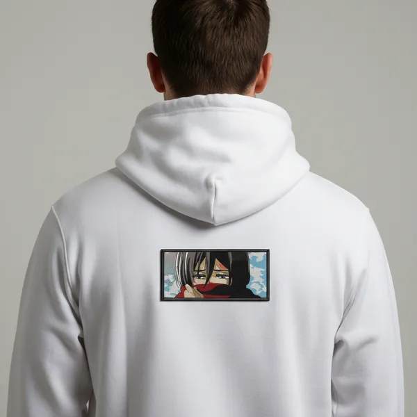 White_Anime_Character_Print_Hoodie_Casual_Sweatshirt_With_Hood_For_Unisex