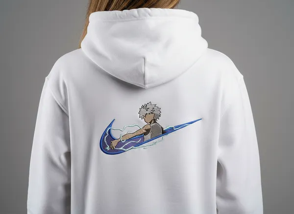 White_Anime_Surfer_Nike_Swoosh_Hoodie_Streetwear_Sweatshirt_For_Unisex