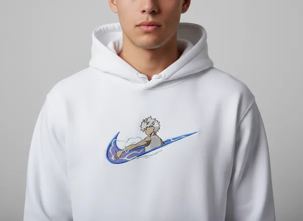 White_Anime_Surfer_Nike_Swoosh_Hoodie_Streetwear_Sweatshirt_For_Unisex