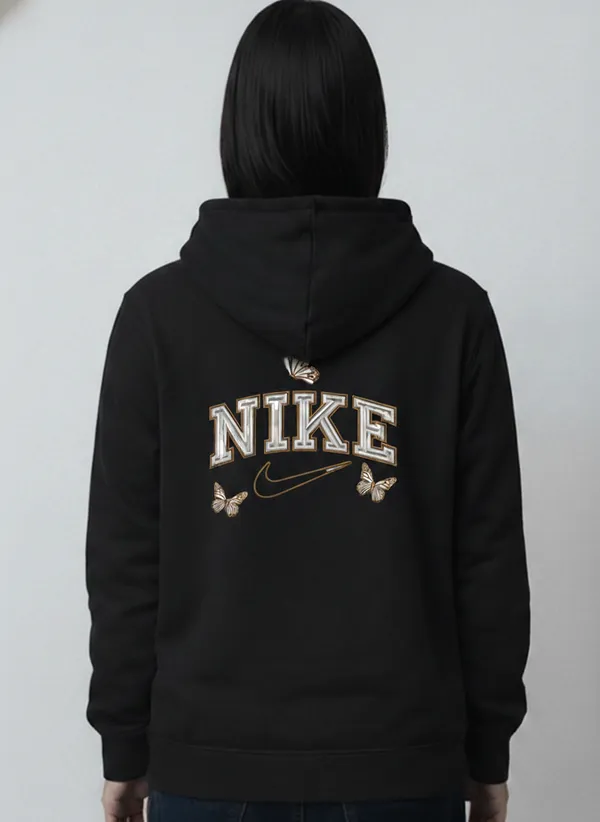 Black_Nike_Butterfly_Logo_Hoodie_For_Unisex